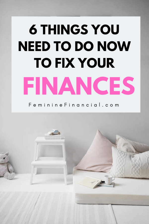 If you are living pay check to pay check or direct deposit to direct deposit there are things you should definitely be doing to fix your finances. Discover how to fix your finances and what you should be doing if you are broke and struggling. You can fix your finances if you focus on a few key personal finance strategies. #finance #personalfinance #fixyourfinances #womenfinance #financialfreedom #femininefinancial