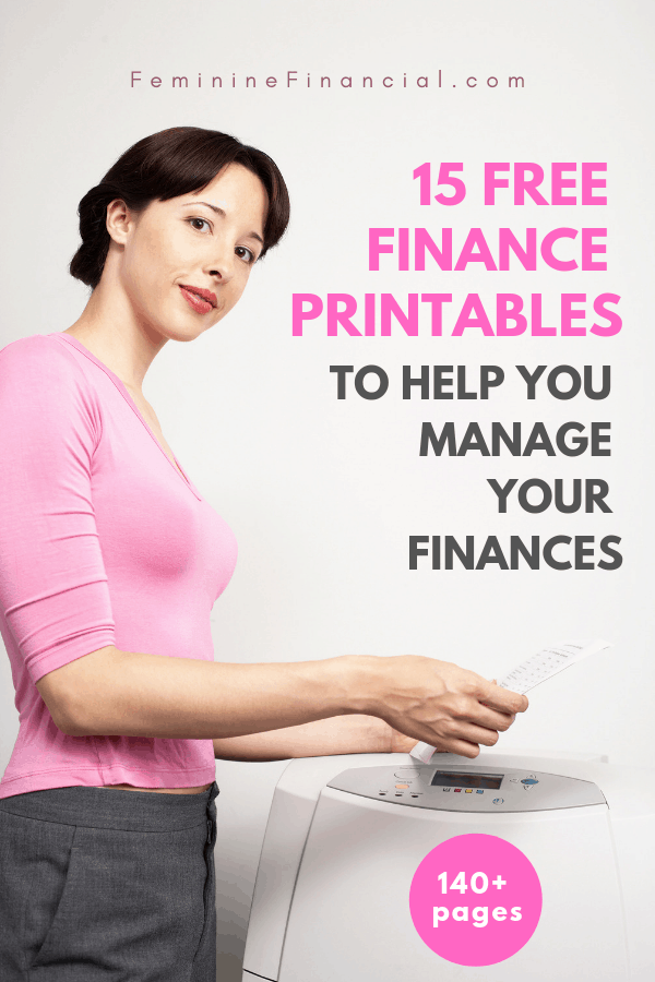 Get 15 Free Finance Printables that you can download and start using now absolutely free. This list includes more then 140 pages of free finance printables. It contains the best free finance planners, free finance binders, and free budgeting printables available. Start creating a budget, tracking your spending, building your emergency fund, and getting rid of debt using this free set of budgeting printables. #freeprintables #personalfinance #financeprintables #financeplanners #budgetbinders #femininefinance