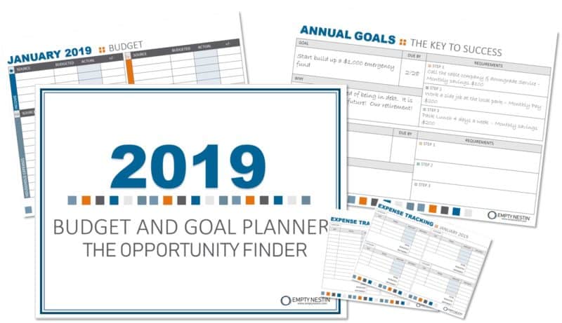 Free Finance Printables - Free 2019 Printable Budget and Goal Planner by Empty Nestin'
