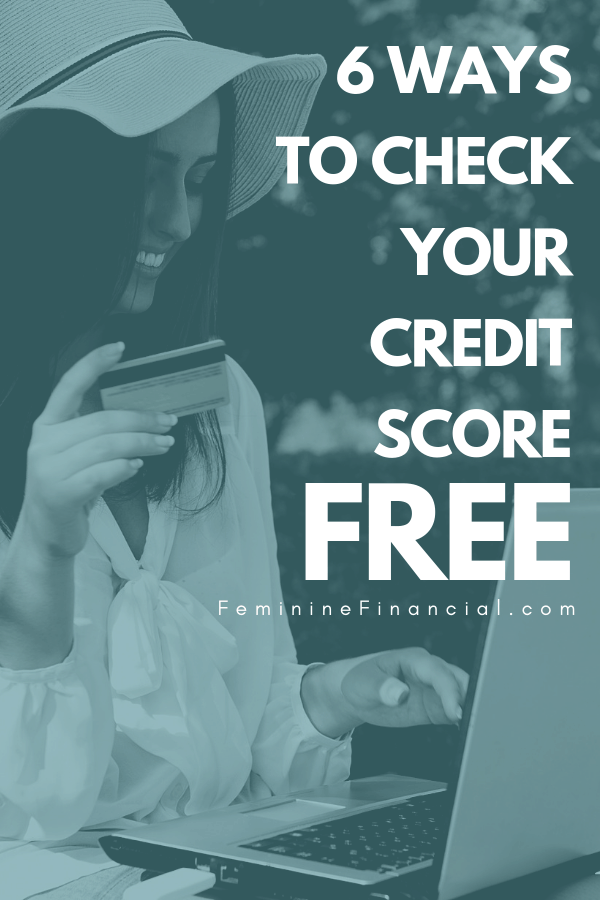 Knowing your credit score is important when it comes to making financial decisions that will require you to apply for credit. Learn multiple ways to check your credit score for free. Get your VantageScore 3.0 or FICO Score 8 from the 3 major credit bureaus - Equifax, Experian, and Transunion #creditscore #creditscores #ficoscore #vantagescore #FeminineFinancial