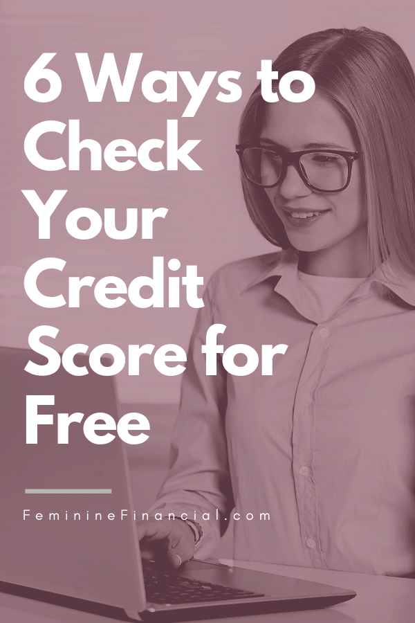 Knowing your credit score is important when it comes to making financial decisions that will require you to apply for credit. Learn multiple ways to check your credit score for free. Get your VantageScore 3.0 or FICO Score 8 from the 3 major credit bureaus - Equifax, Experian, and Transunion #creditscore #creditscores #ficoscore #vantagescore #FeminineFinancial